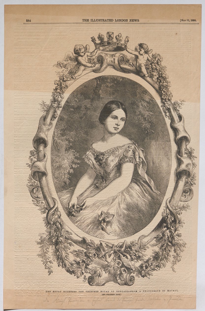 HAR KONINKLIJKE HOOGHEID DE PRINSES ROYAL VAN ENGELAND. door John Jabez Edwin Mayall