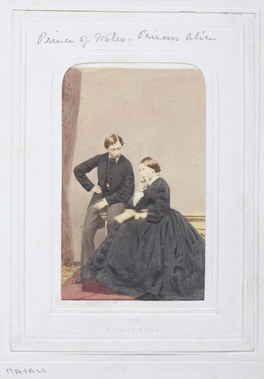 De Prins van Wales en Prinses Alice door John Jabez Edwin Mayall