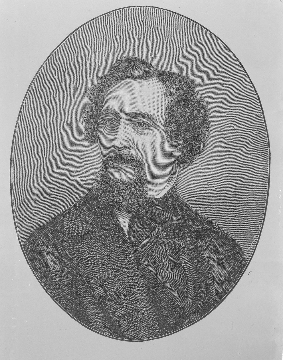 Charles John Huffam Dickens (1812-70) door John Jabez Edwin Paisley Mayall