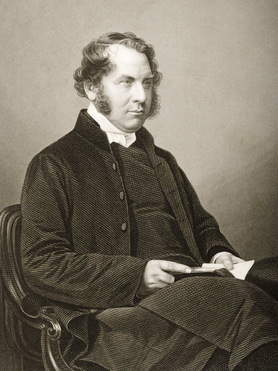 Henry Montagu Villiers (1813-61) gegraveerd door D.J. Pound van een foto, uit 