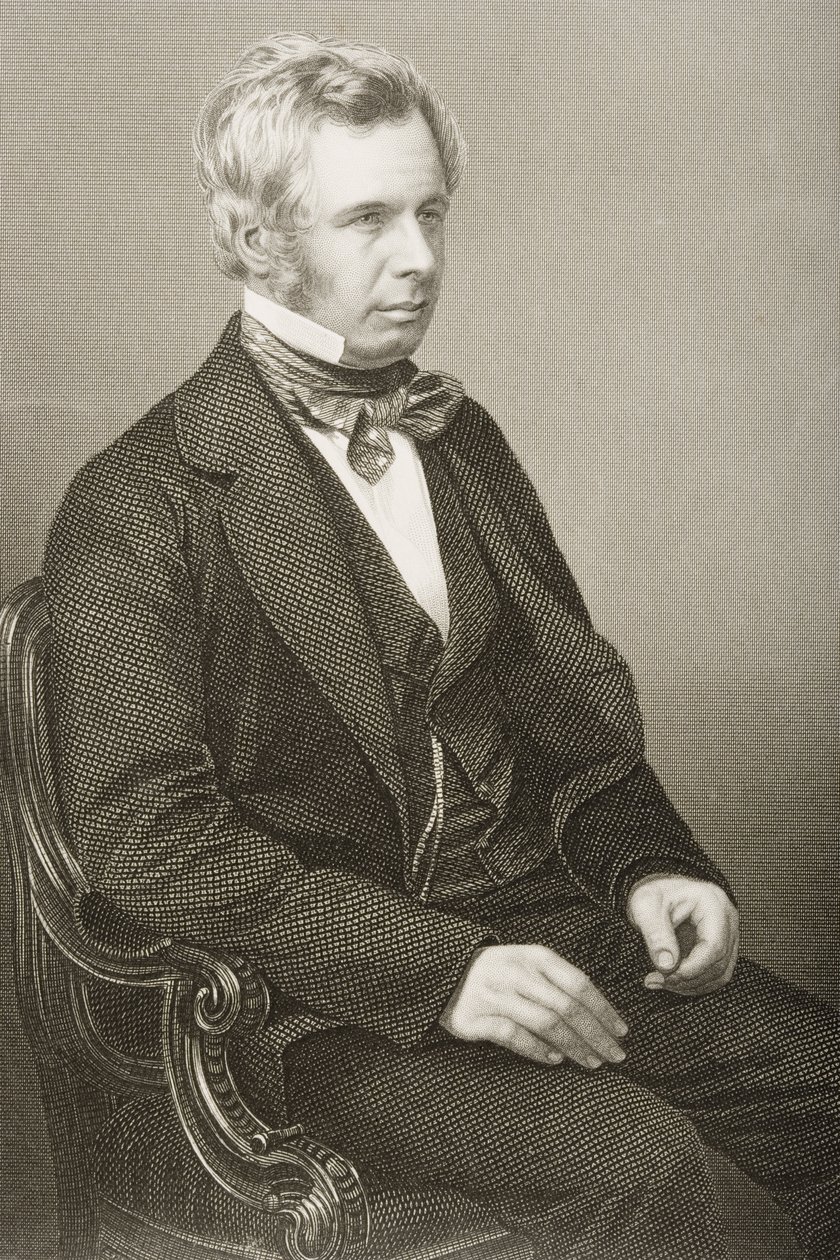 Peter John Locke King (1811-85) gegraveerd door D.J. Pound van een foto, uit 