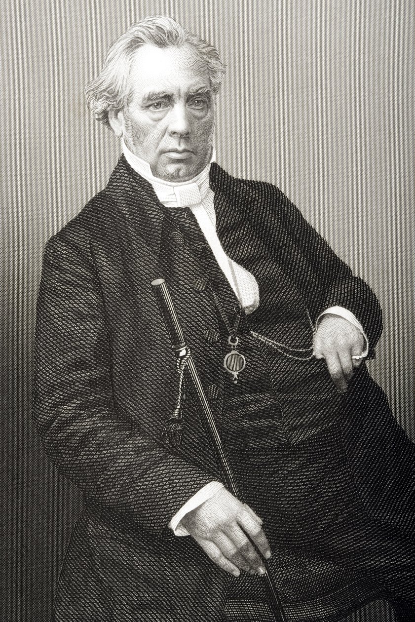 Samuel Dousland Waddy (1804-76) gegraveerd door D.J. Pound van een foto, uit 