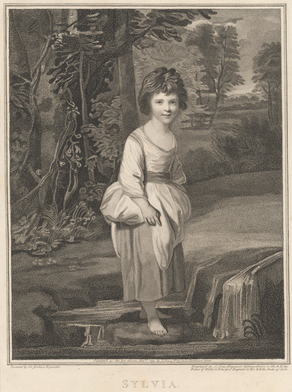Lady Gertrude Fitzpatrick als Sylvia door John Jones