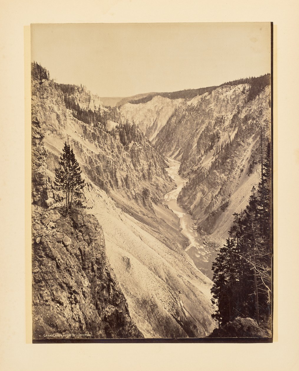 Grand Canyon van de Yellowstone door John K. Hillers