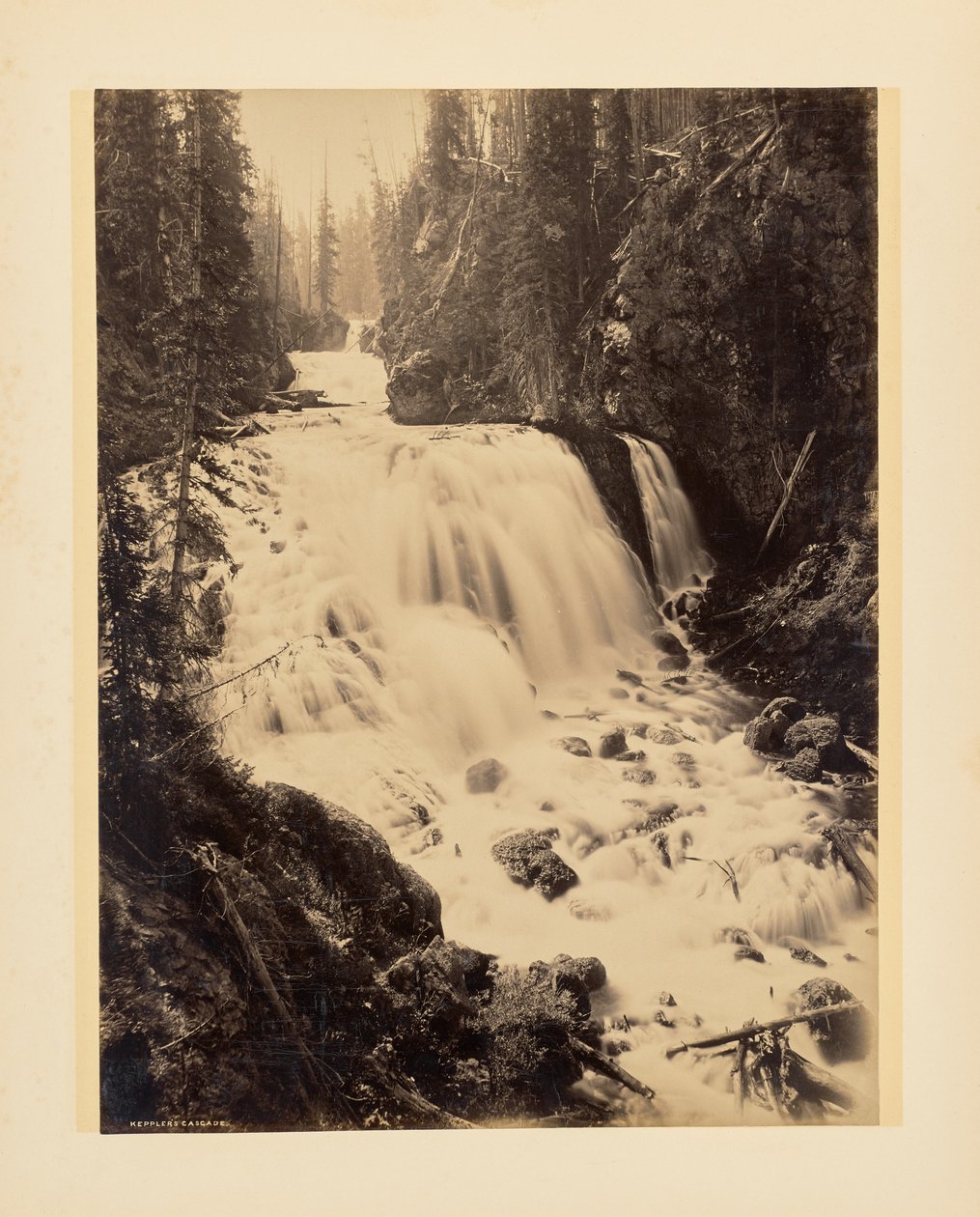 De waterval van Keppler door John K. Hillers