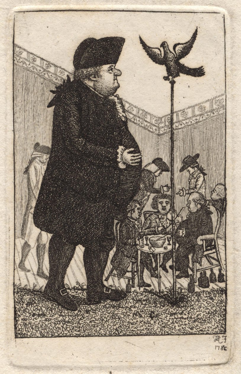 James Graham; John Brown; Mr Little; William Cullen; William Bellenden-Ker, hertog van Roxburghe; Alexander Hamilton; John Lamont door John Kay