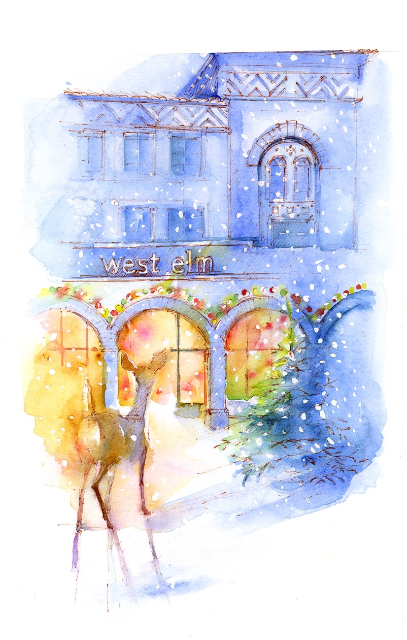 West Elm met Kerst door John Keeling