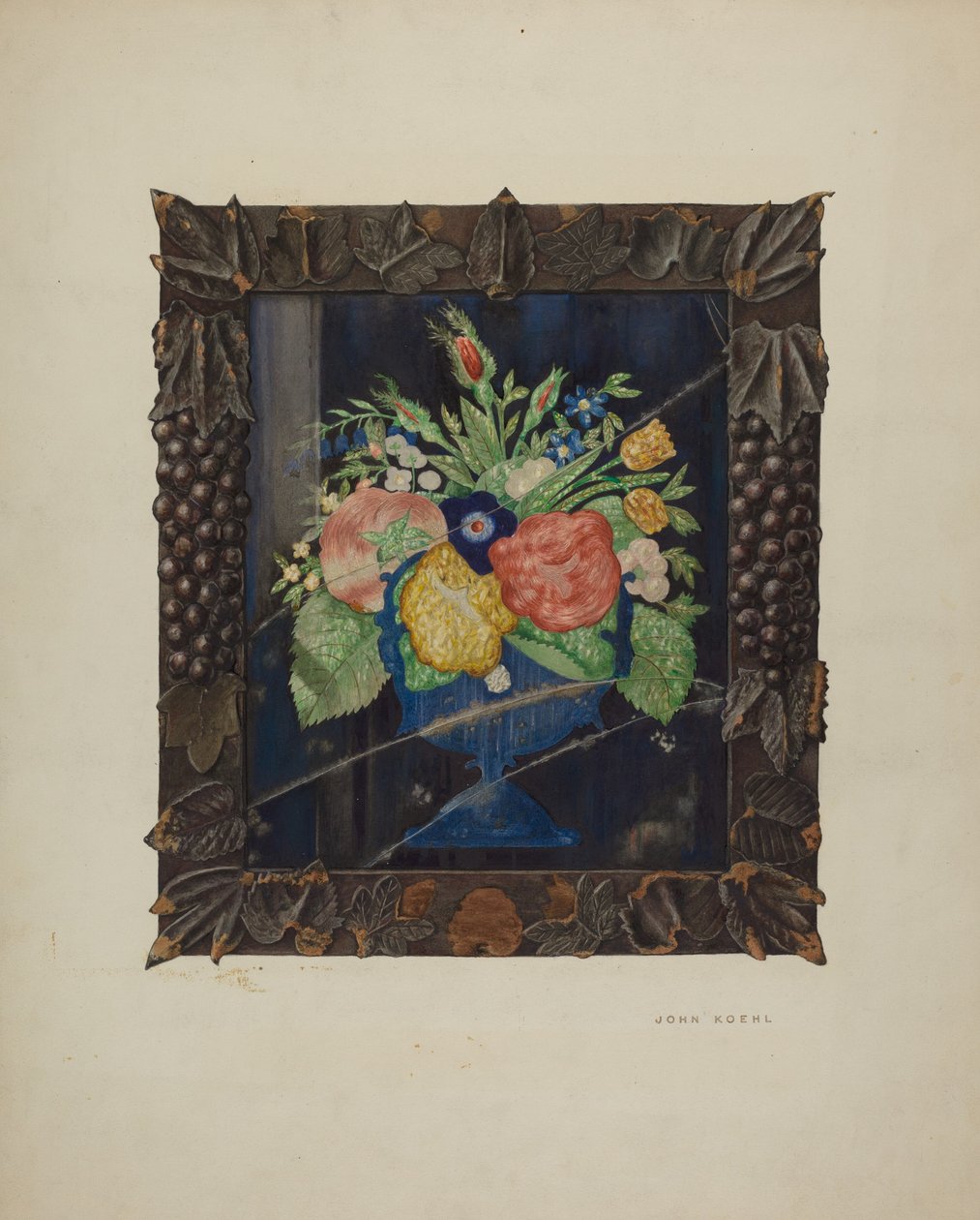 Stilleven met tinfolie en lijst, ca. 1941 door John Koehl