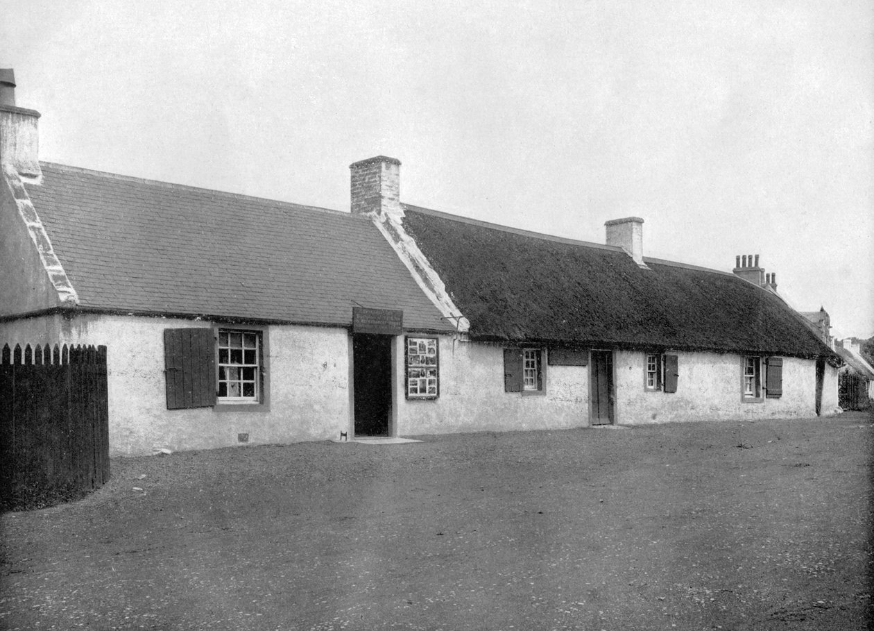Burns Cottage, Schotland, 1893 door John L. Stoddard