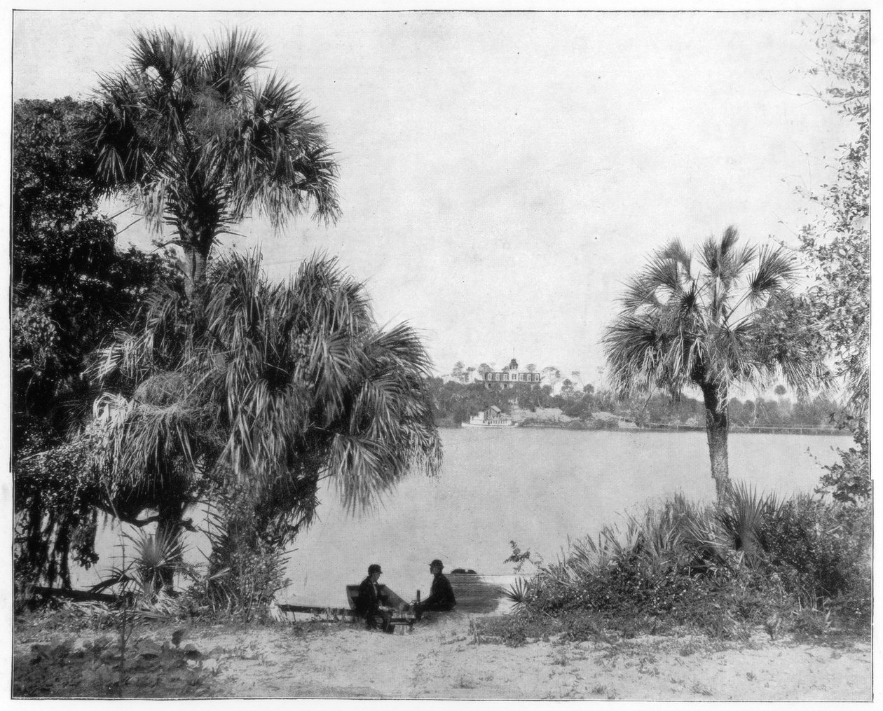 Indian River, Florida, eind 19e eeuw door John L. Stoddard