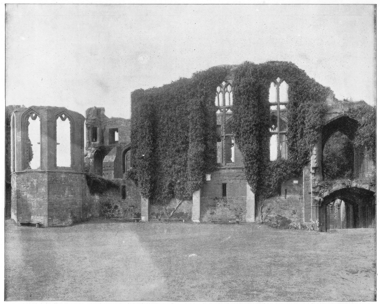 Kasteel Kenilworth, Engeland, late 19e eeuw door John L. Stoddard