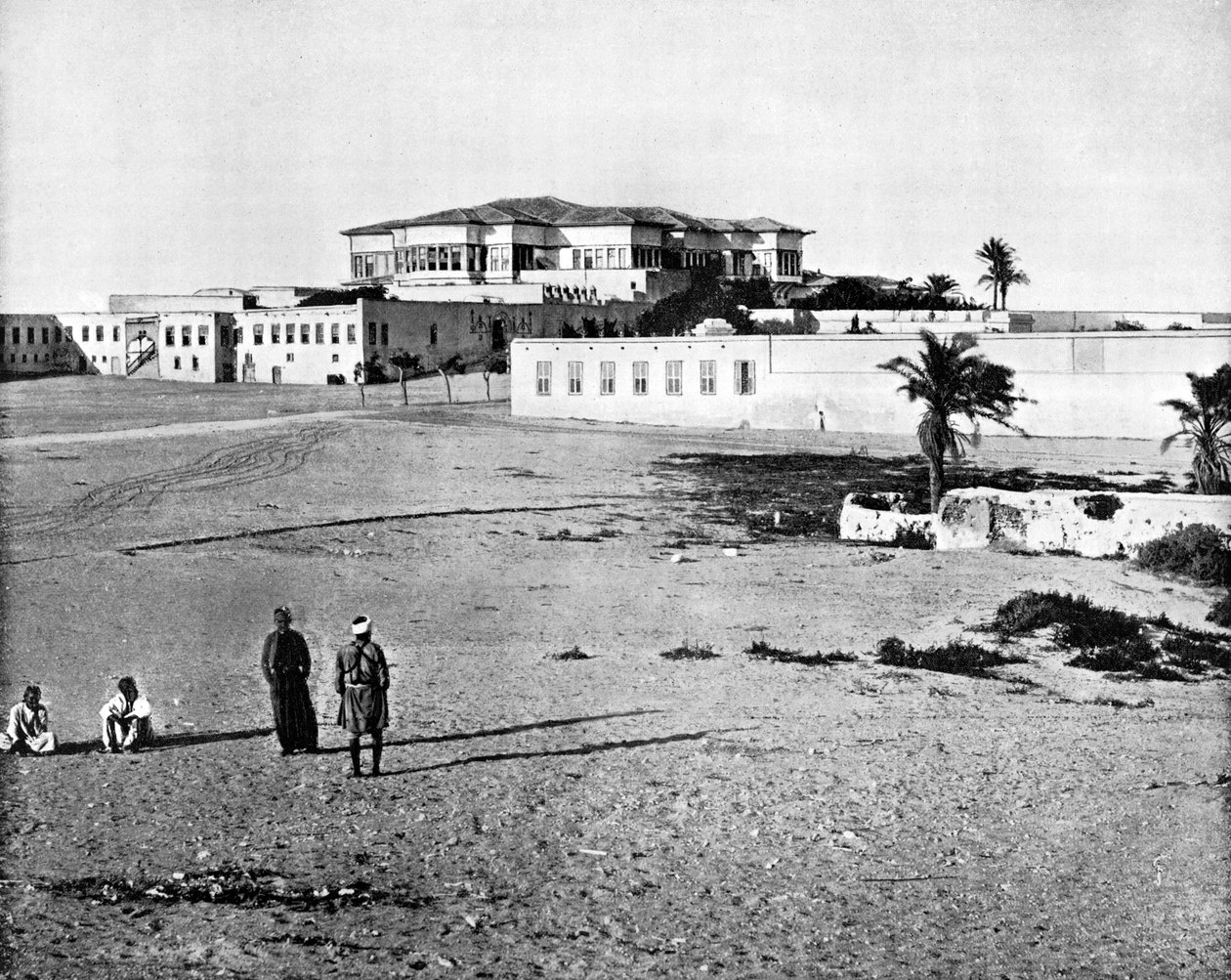 Paleis en Harem, Alexandrië, Egypte door John L. Stoddard