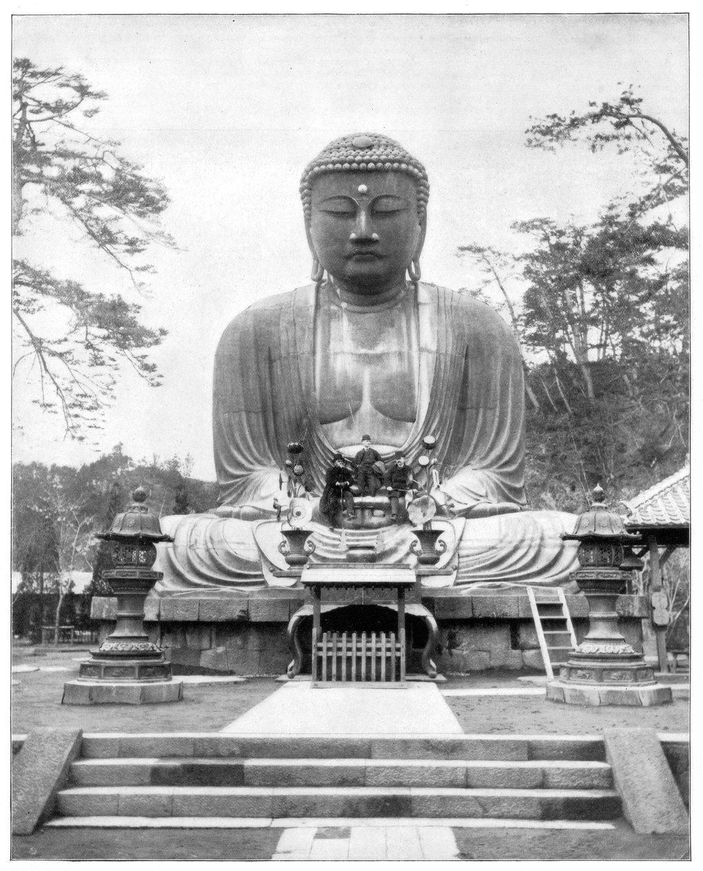 De Grote Bronzen Boeddha, Japan door John L. Stoddard