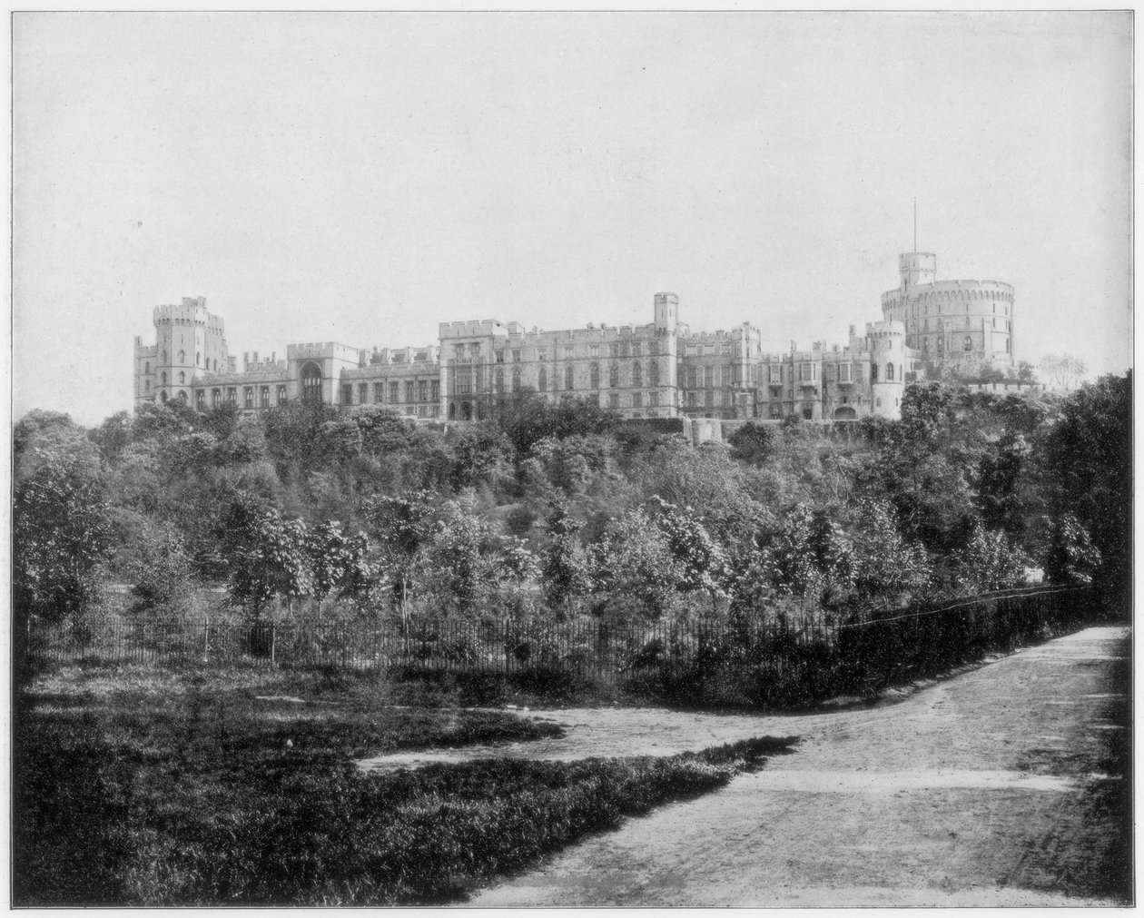 Windsor Castle, Engeland, eind 19e eeuw door John L. Stoddard