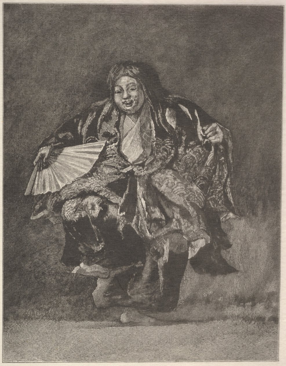 Noh Danser door John La Farge