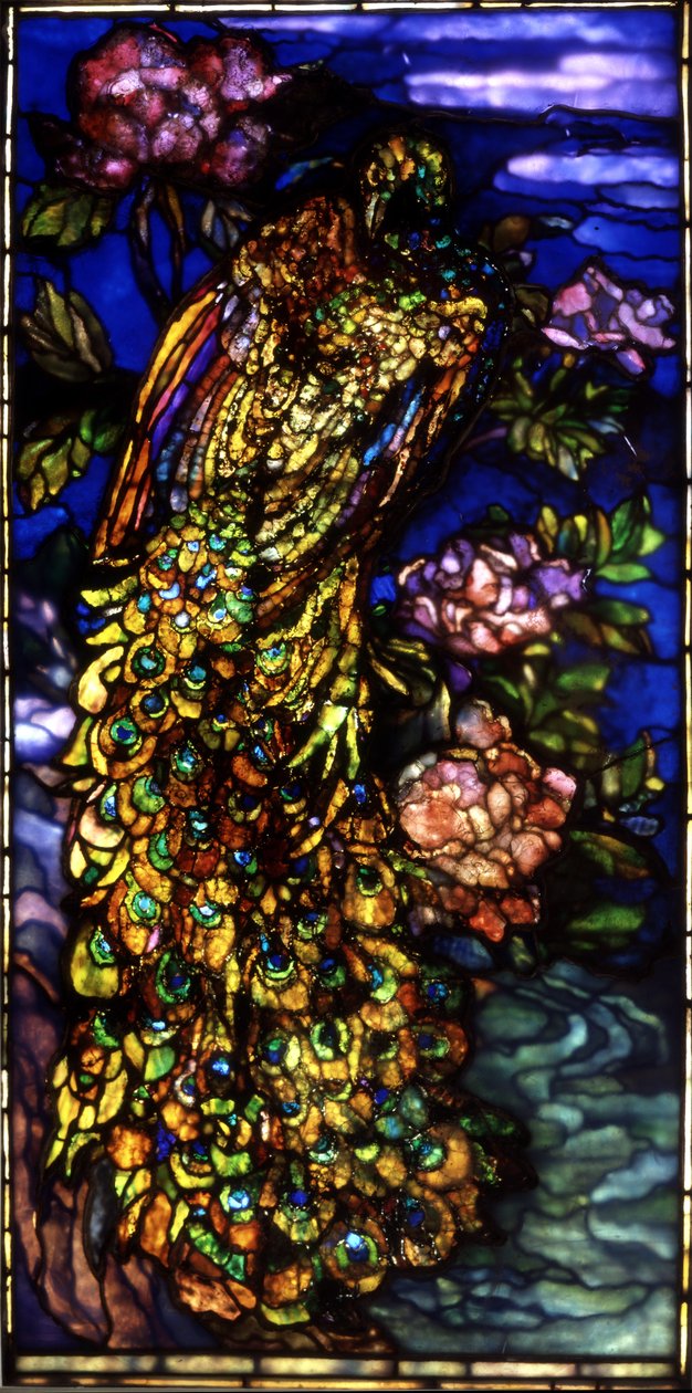 Pauwraam, 1892-1908 door John La Farge or Lafarge