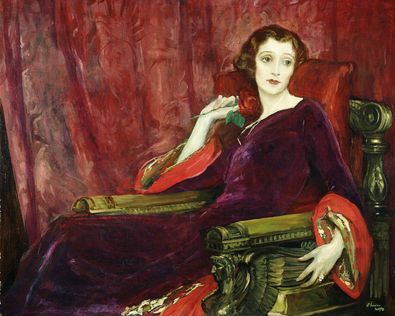 De Rode Roos, 1923 door John Lavery