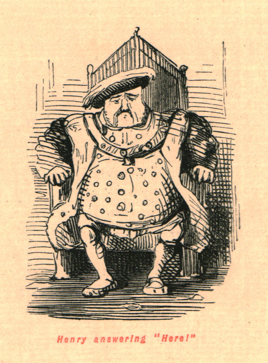 Henry antwoordt Hier! door John Leech