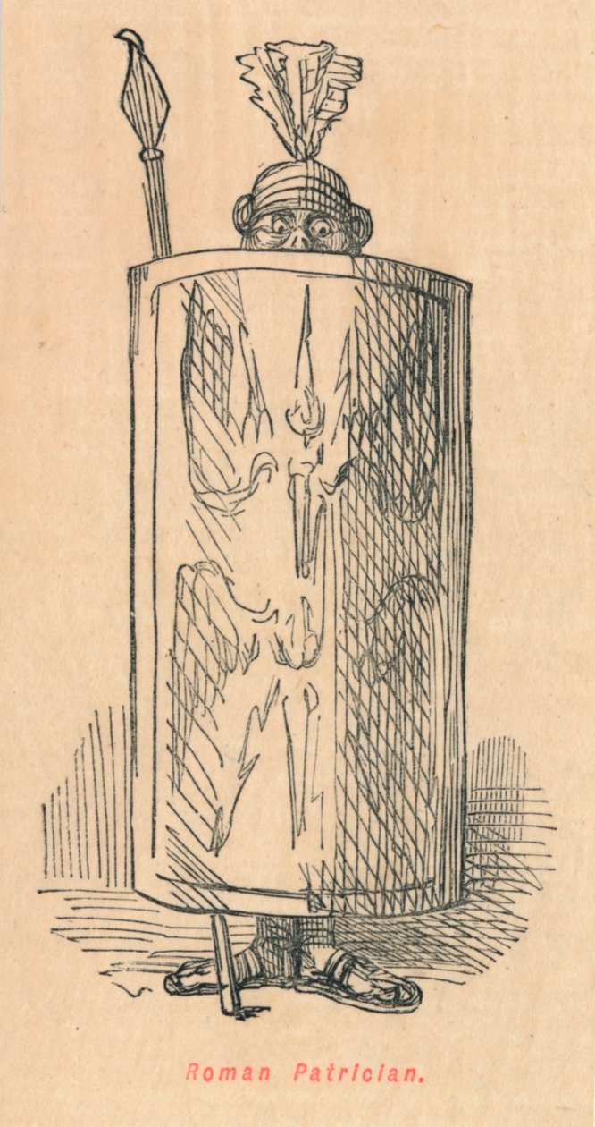 Romeinse patriciër, 1852 door John Leech