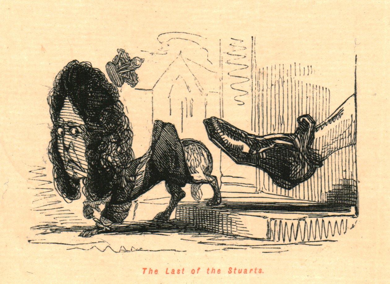 De laatste van de Stuarts, 1897 door John Leech