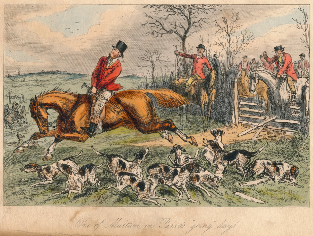 Een van Multum in Parvos gaande dagen, 1865. Kunstenaars: John Leech, Hablot Knight Browne door John Leech and Hablot Knight Browne