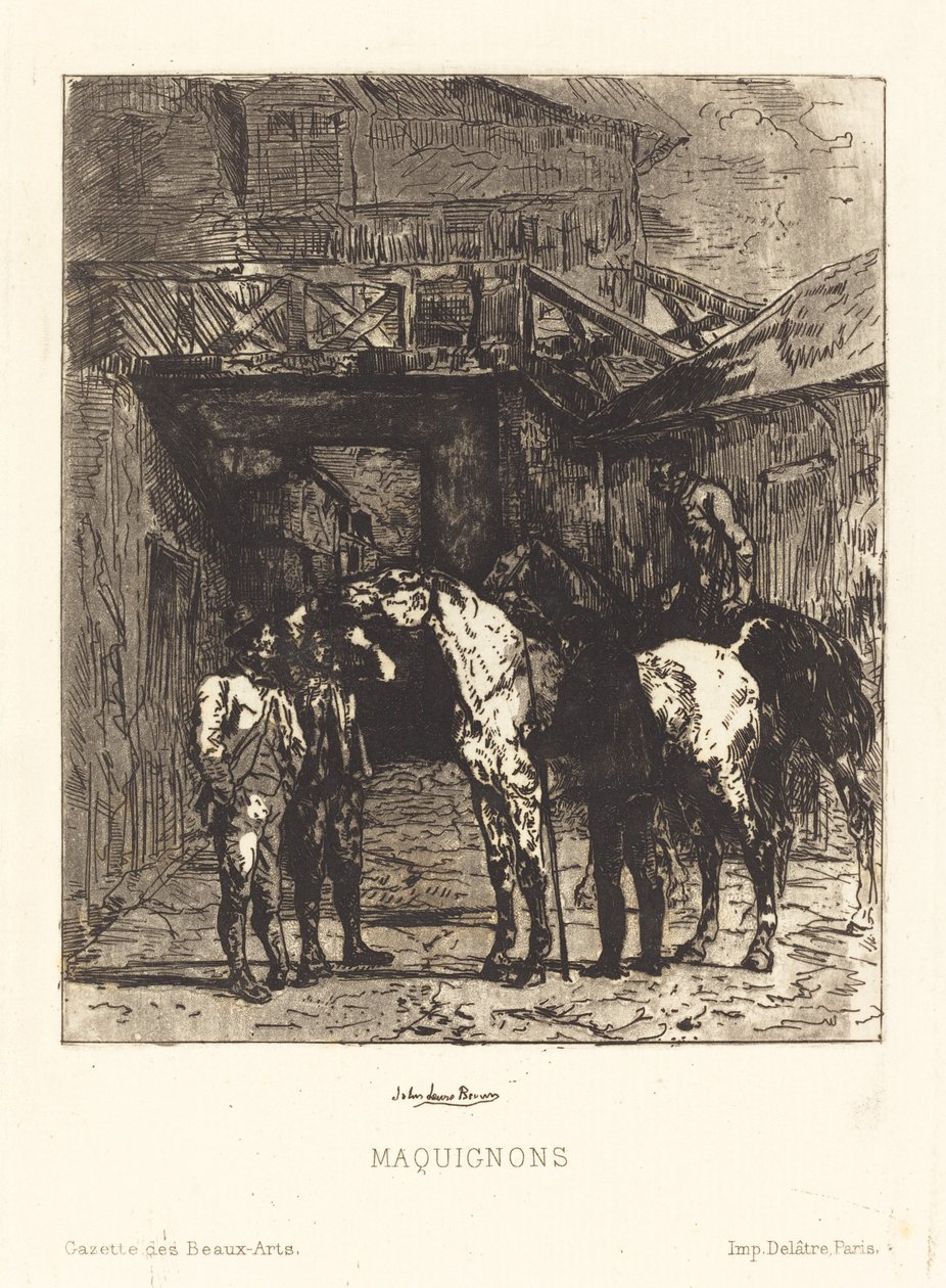 Paardenhandelaren door John Lewis Brown
