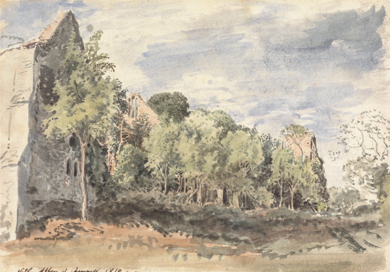 Netley Abbey door John Linnell