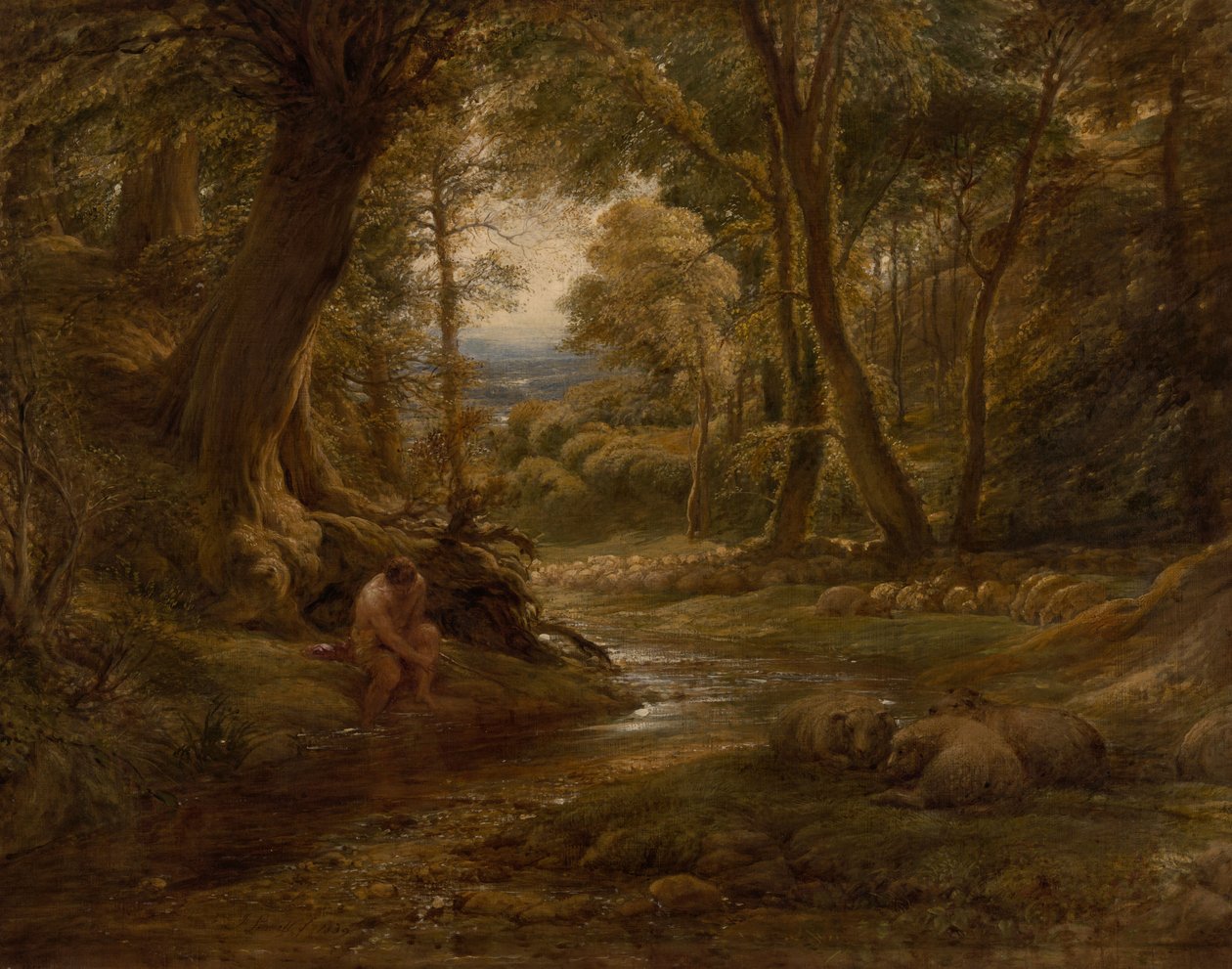 Middag door John Linnell