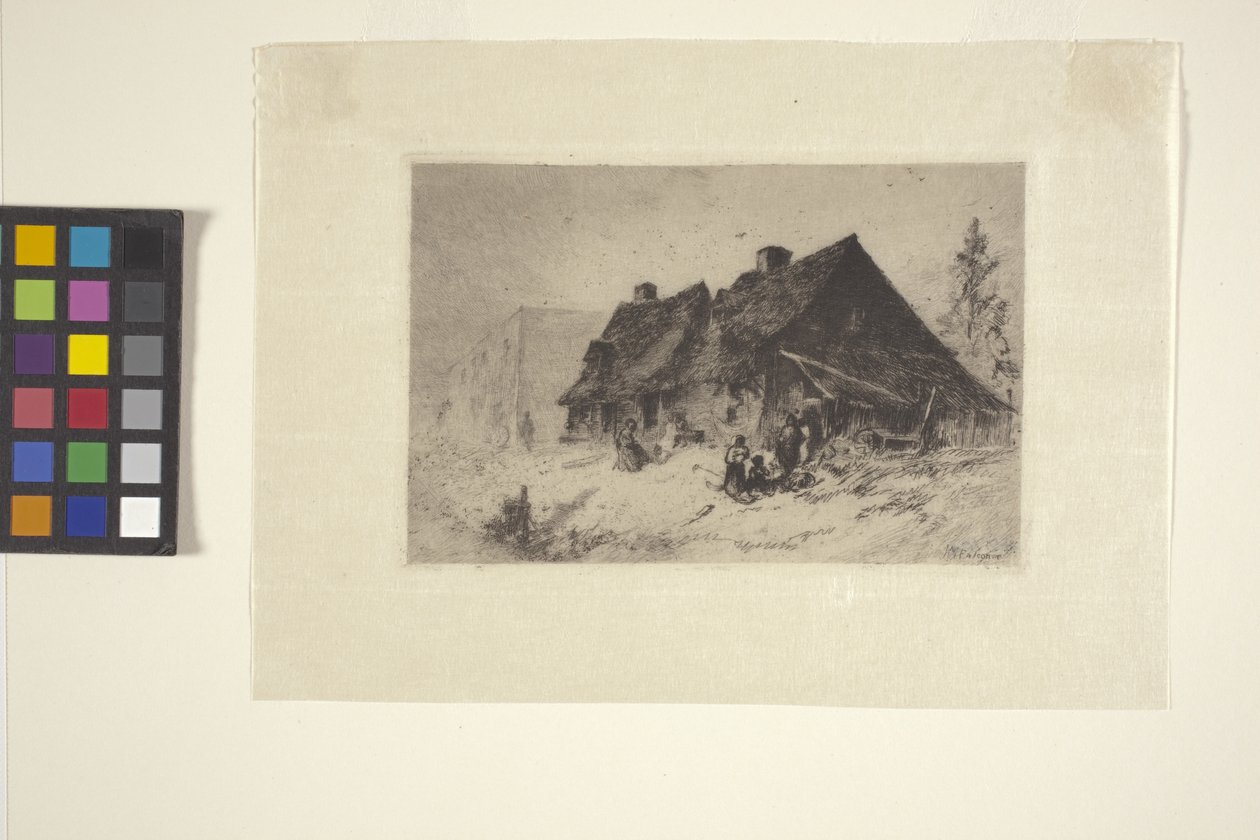 Negerhutten in Wilmington, N.C. door John Mackie Falconer