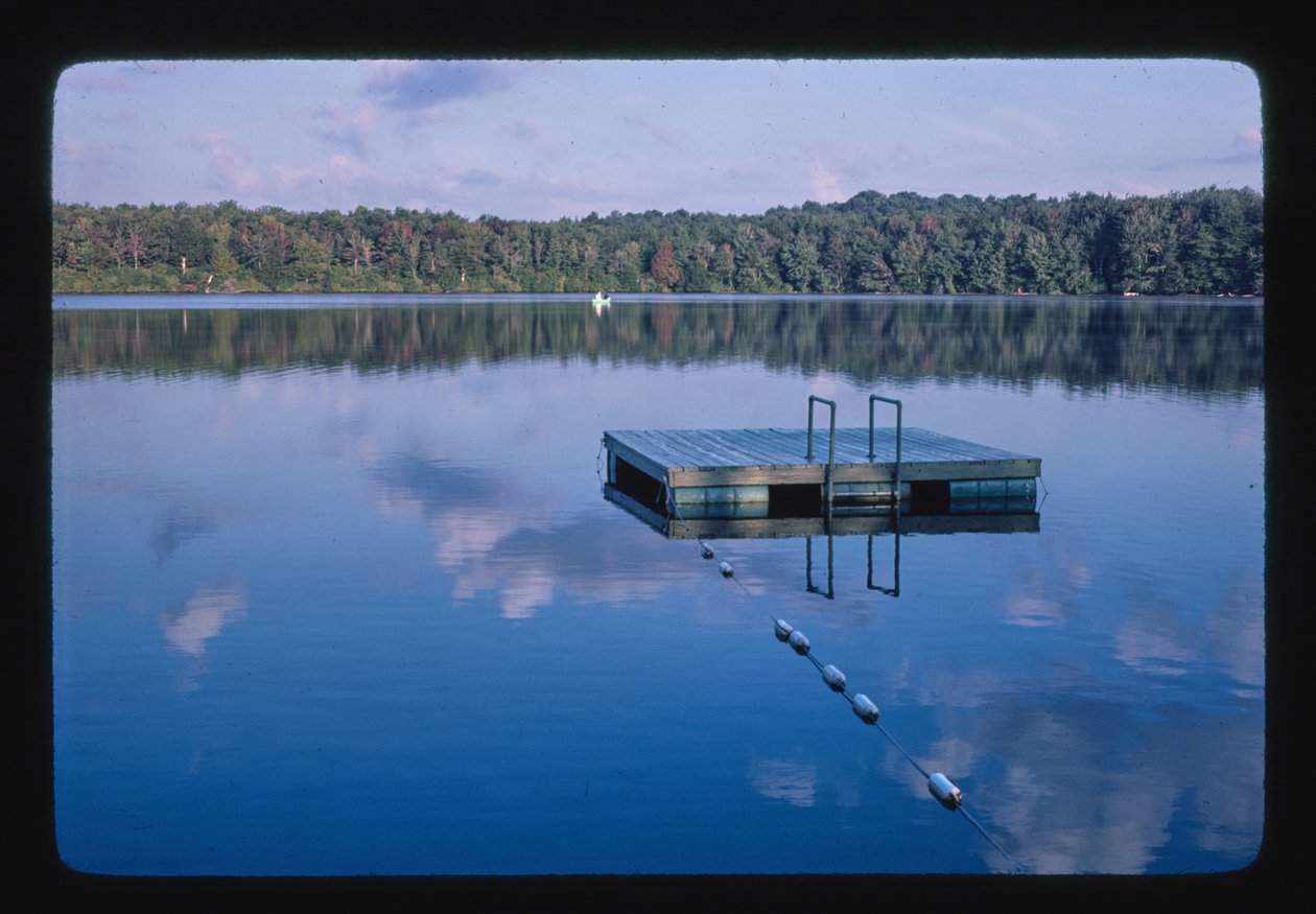 Menges Sand Pond, Menges Lakeside Resort, Livingston Manor, New York, VS door John Margolies