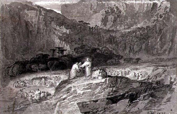 De wonderbaarlijke broodvermenigvuldiging door John Martin