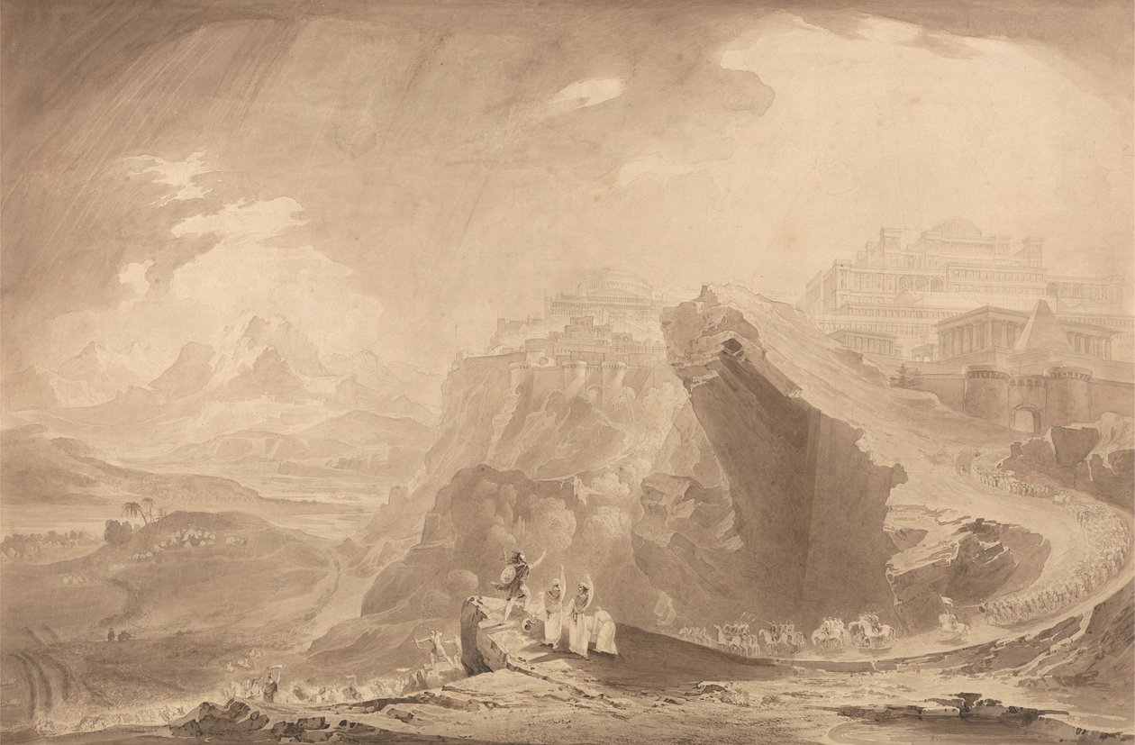 Jozua Gebiedt de Zon Stil te Staan door John Martin