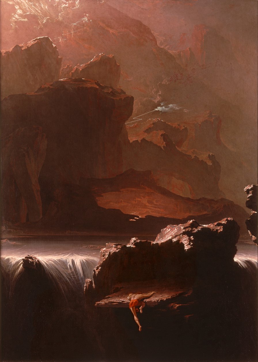 Sadak op zoek naar het water van de vergetelheid door John Martin