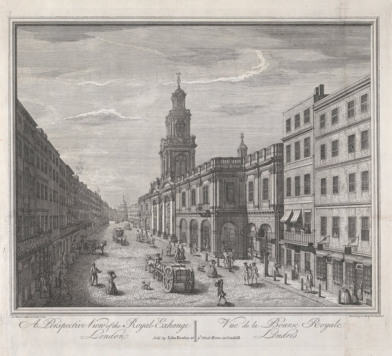 Royal Exchange, Londen door John Maurer
