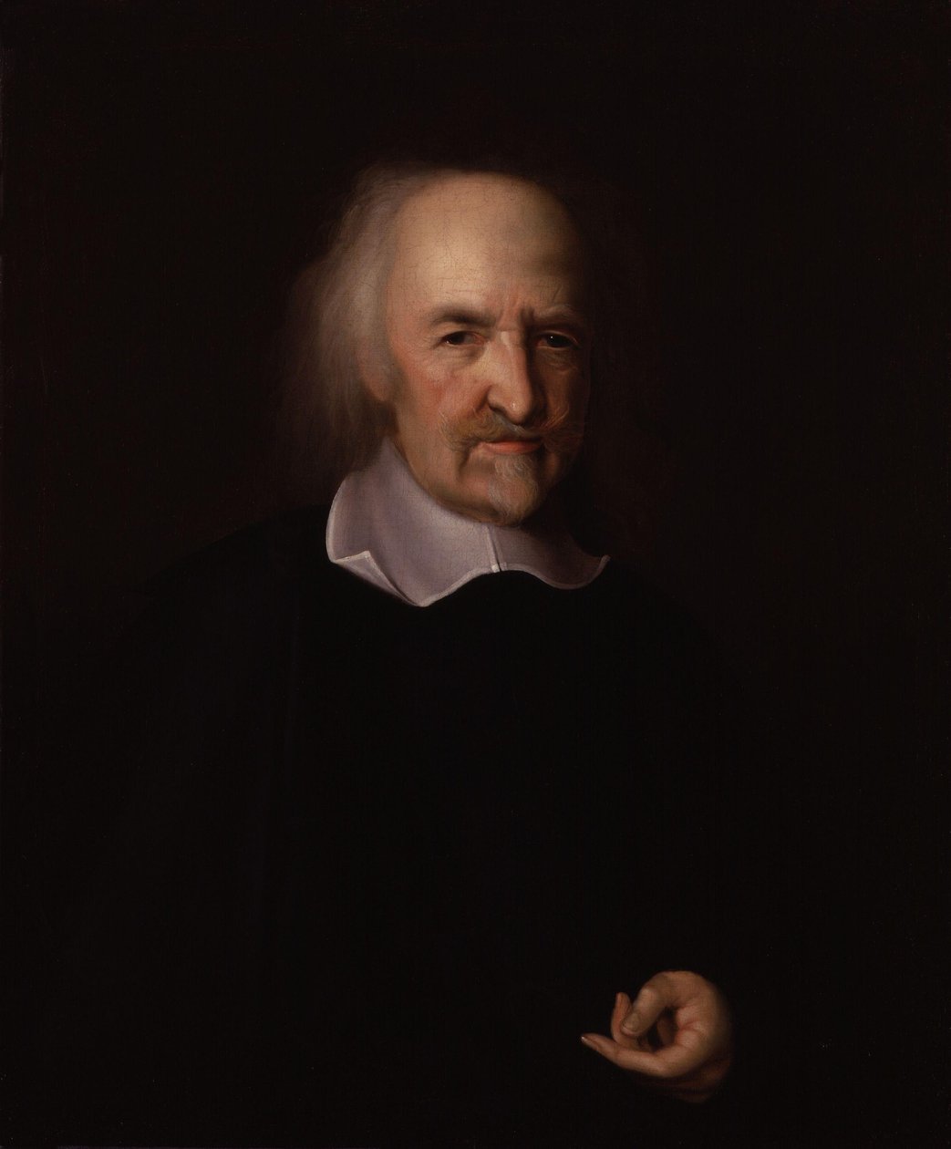 Portret van Thomas Hobbes, 1669-70 door John Michael Wright