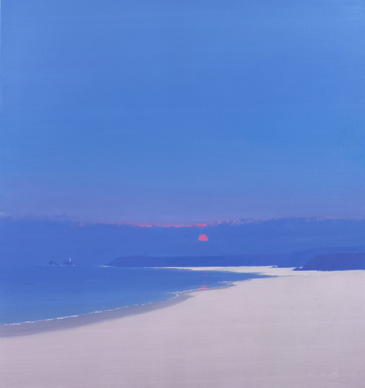 Zonsopgang boven de baai, 1999 door John Miller