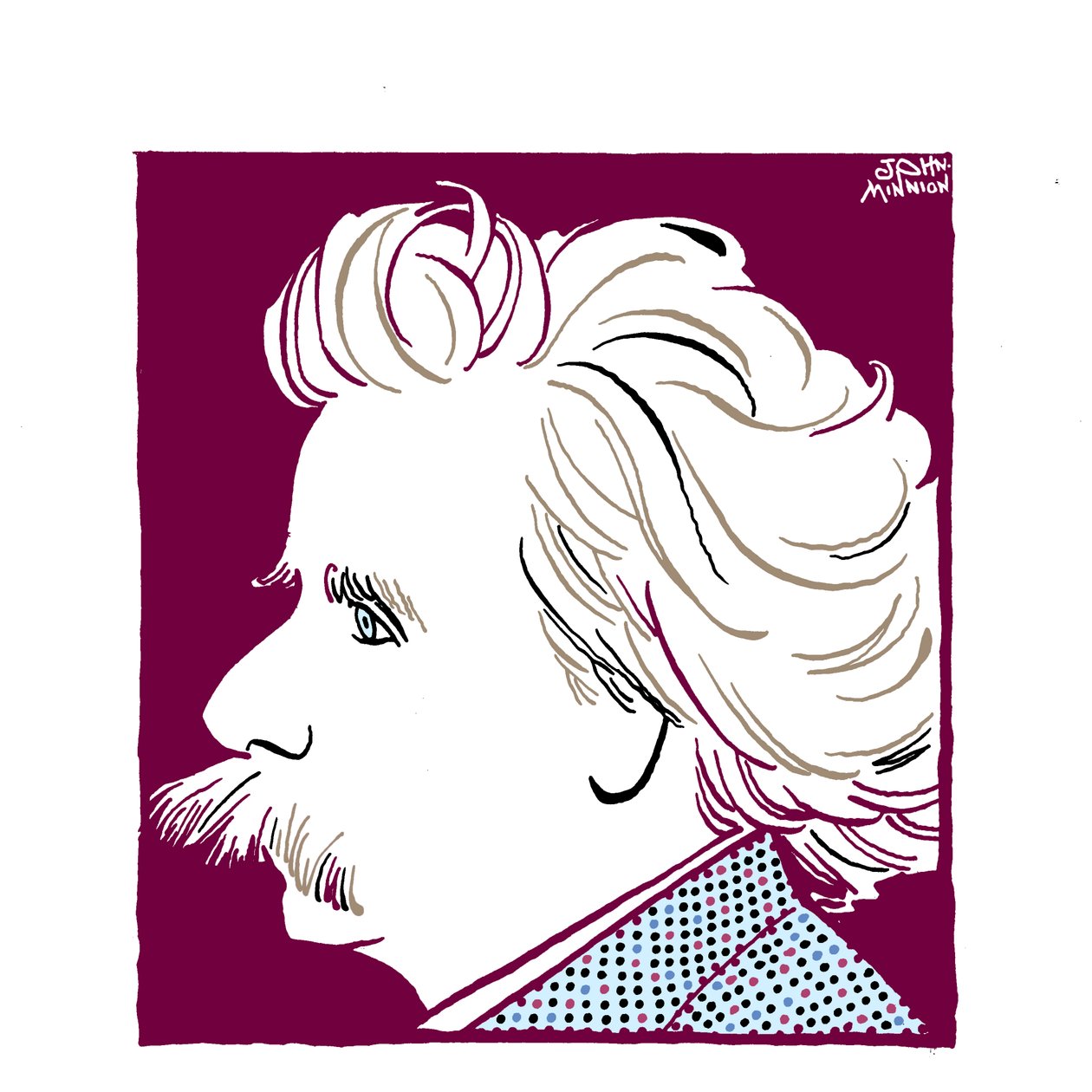 Edvard Grieg - Noorse componist van Schotse afkomst 1843-1907 door John Minnion