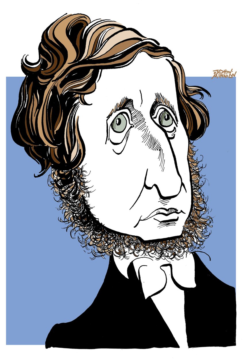 Henry David Thoreau door John Minnion