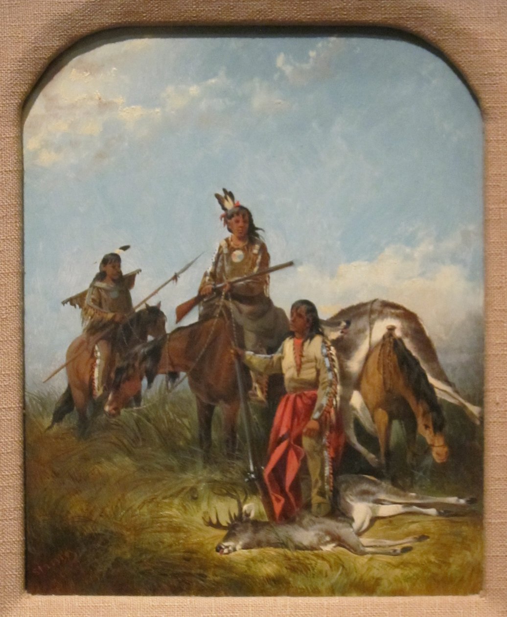 Indianen jagen door John Mix Stanley