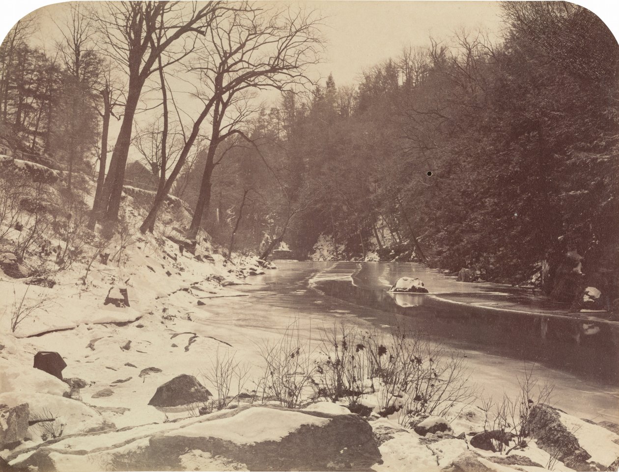 Aan de Brandywine, ca. 1866 door John Moran