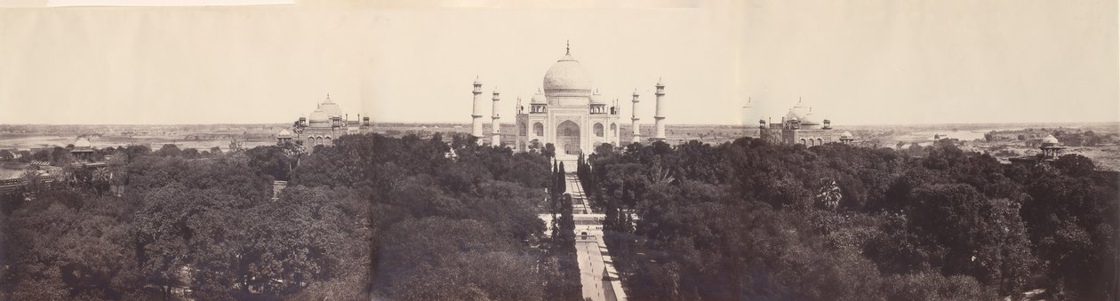 De Taj Mahal vanaf de poort door John Murray