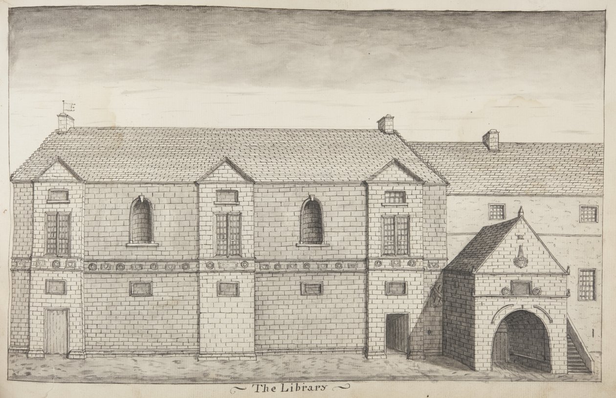 St Andrews Delineated - De Bibliotheek door John Oliphant
