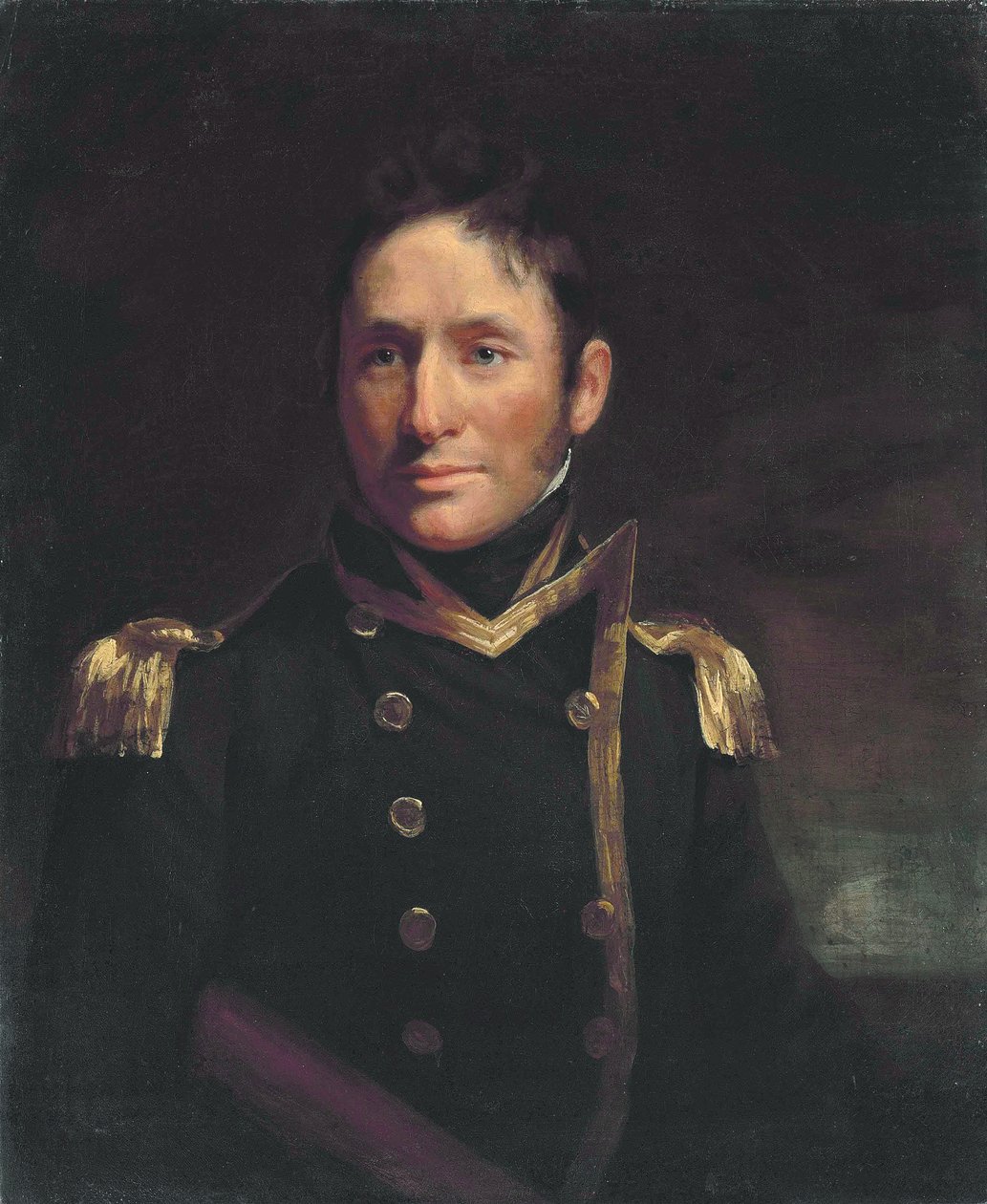 PORTRET VAN KAPITEIN PHILIP BEVER R.N (1766 - 1813) door John Opie