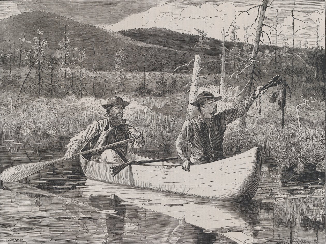 Vallen in de Adirondacks Every Saturday, Vol. I, Nieuwe Serie, 24 oktober 1870 door John Parker Davis