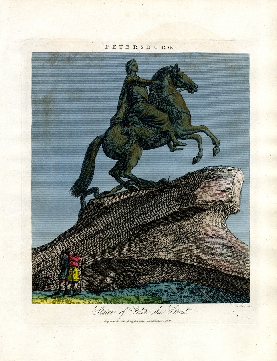 Ruiterstandbeeld van Peter de Grote door John Pass
