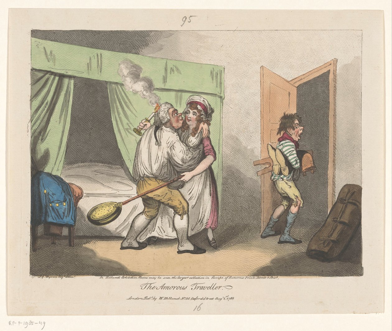 De Lustige Reiziger door John Pettit (attributed to)