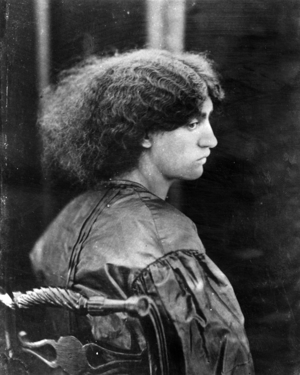 Jane Morris, geposeerd door Dante Gabriel Rossetti, 1865 door John R. Parsons