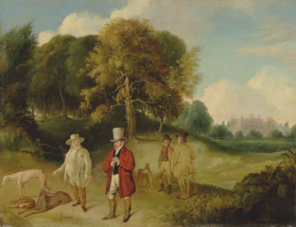 J.M.W. Turner en Walter Fawkes in Farnley Hall door John R. Wildman
