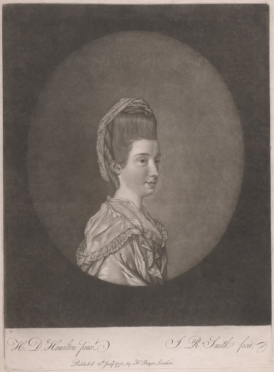 Mevrouw Brookbank door John Raphael Smith
