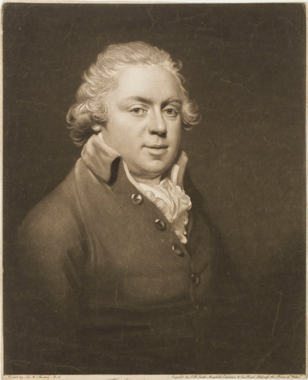 Portret van Philip Stanhope, vijfde graaf van Chesterfield door John Raphael Smith